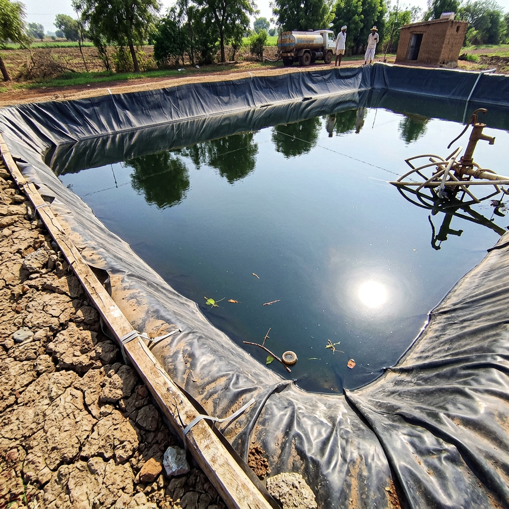 Pond Liners & Aqua Covers — HDPE and geomembrane liners for aqua, farm ponds and biogas.