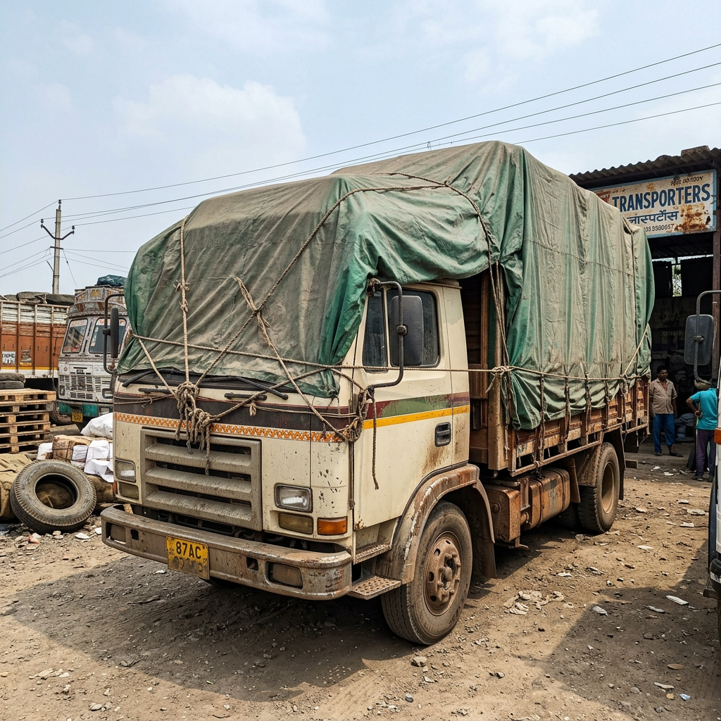 Truck Covers & Lorry Tarpaulins — IS 7903 truck tarpaulins for GeM tenders and private fleets.